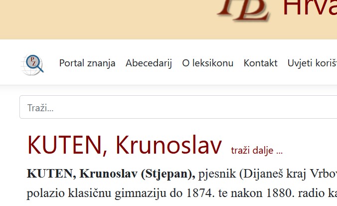 Tko je bio Krunoslav Kuten?