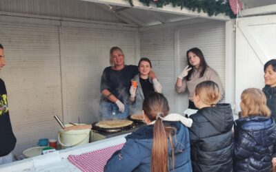 Prodaja palačinki na Trgu Petra Zrinskog u Vrbovcu u adventsko vrijeme dana 20.12.2026.